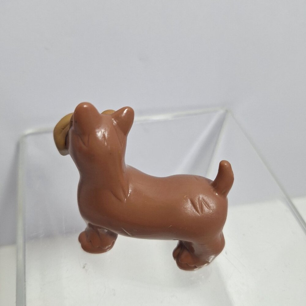 Little Tikes Brown Dog 2" Terrier Puppy Vintage Scottie Tan - Picture 9 of 14